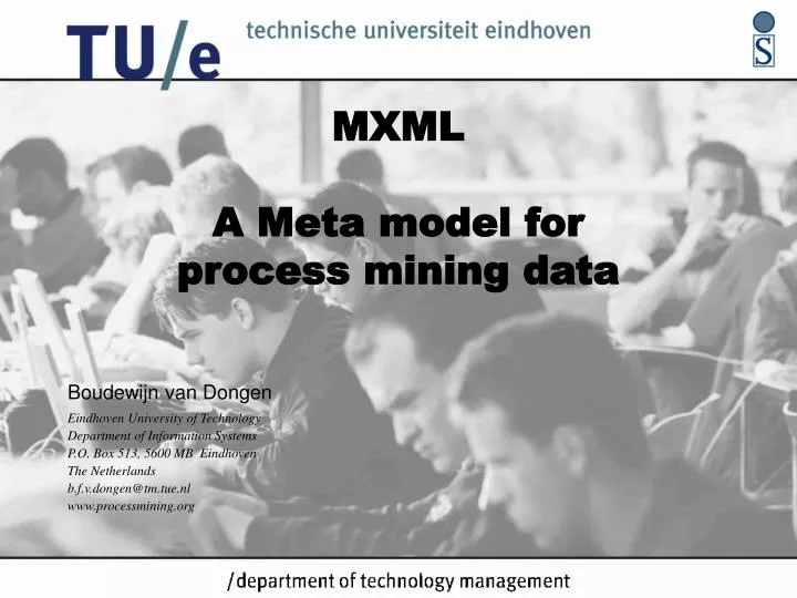 mxml a meta model for process mining data