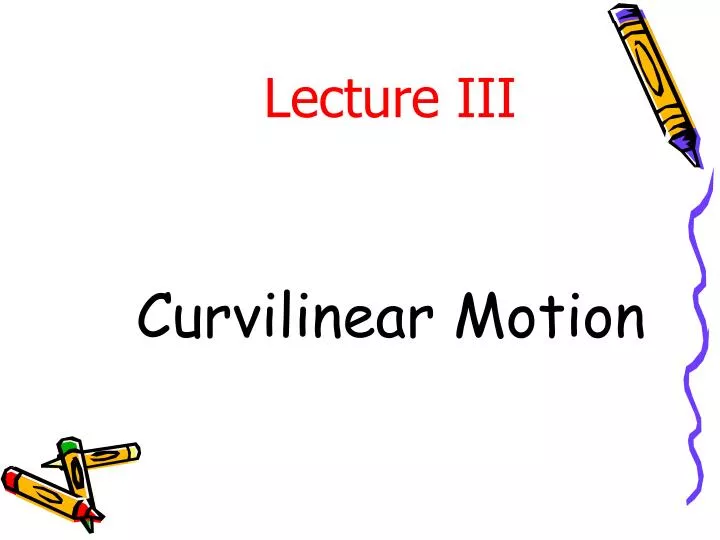 curvilinear motion