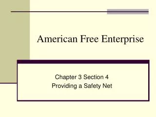 American Free Enterprise