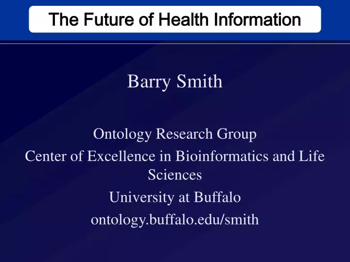 the future of health information