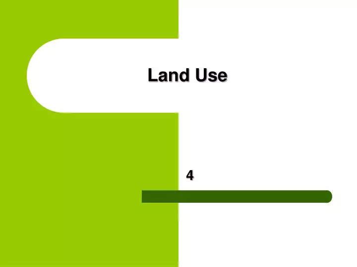 land use