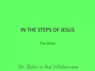 IN THE STEPS OF JESUS