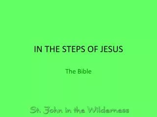 in the steps of jesus