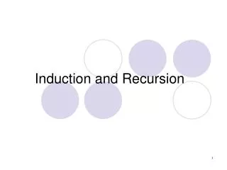 Induction and Recursion