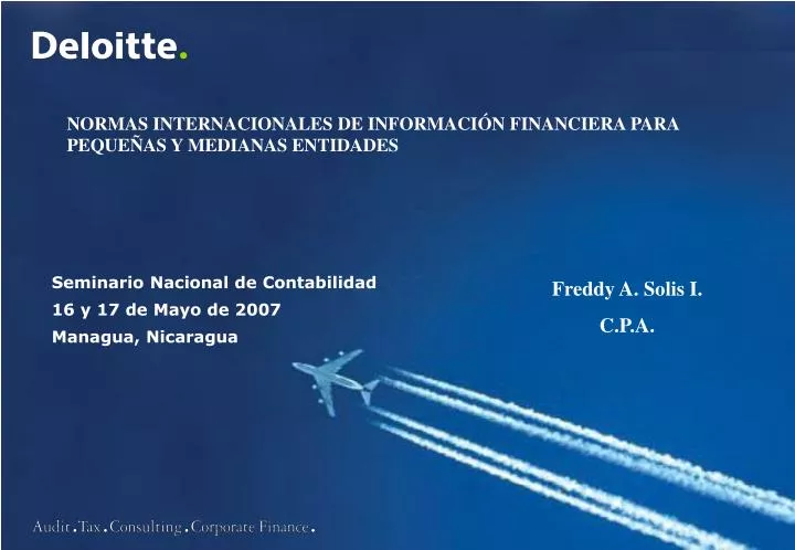 seminario nacional de contabilidad 16 y 17 de mayo de 2007 managua nicaragua