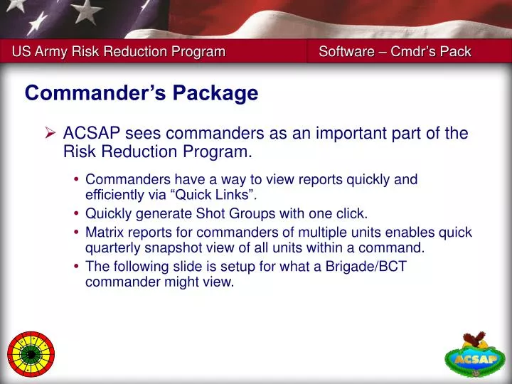 commander s package