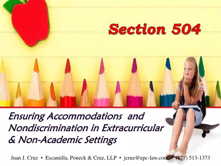 ensuring accommodations and nondiscrimination in extracurricular non academic settings