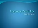 Employee Discipline - slide 1