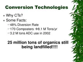 Conversion Technologies