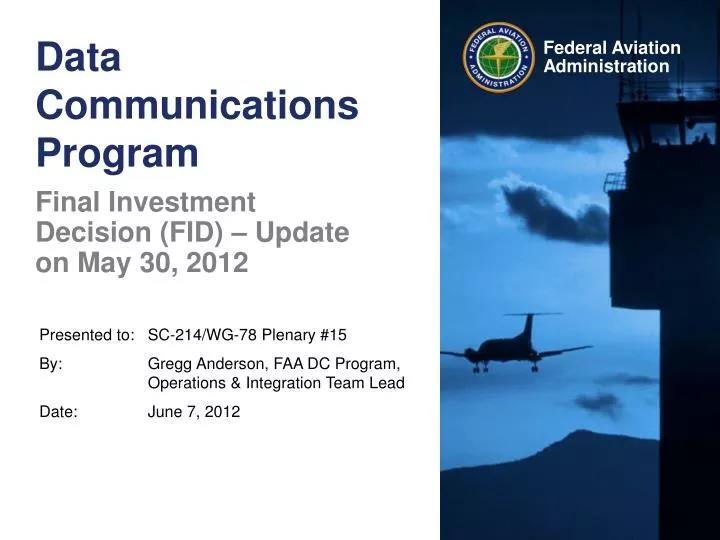 data communications program