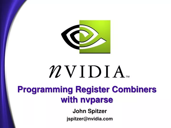 programming register combiners with nvparse