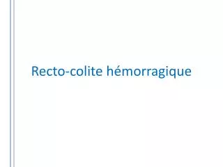 recto colite h morragique
