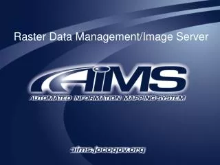 Raster Data Management/Image Server