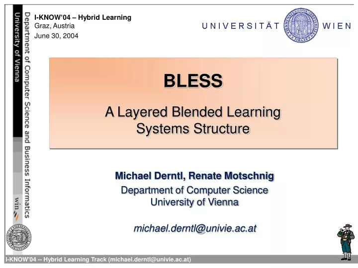 bless a layered blended learning systems structure