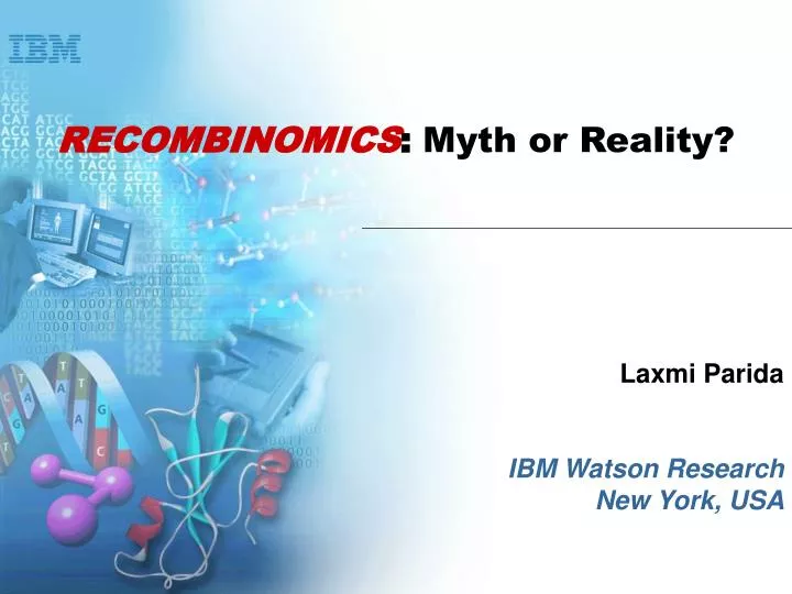 recombinomics myth or reality