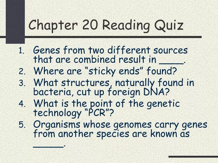 chapter 20 reading quiz