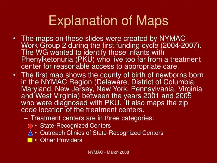 explanation of maps