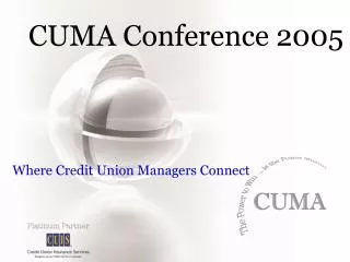 CUMA Conference 2005