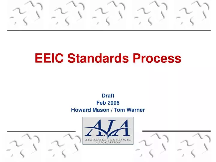 eeic standards process