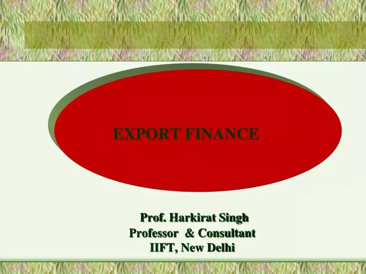 export finance