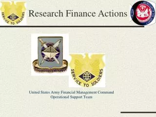 United States Army Financial Management Command Operational Support Team