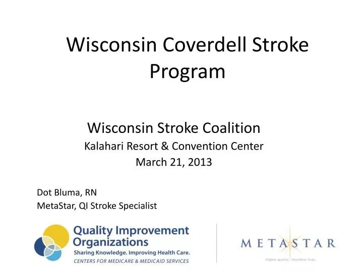 wisconsin coverdell stroke program