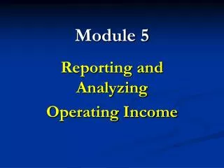 Module 5