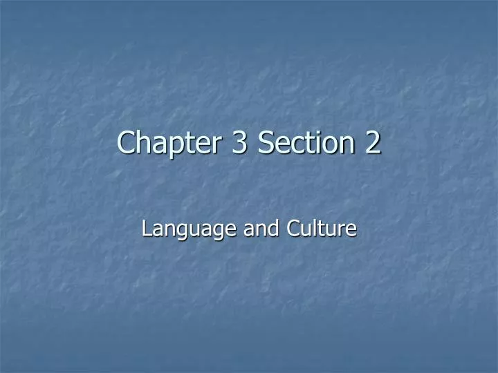 chapter 3 section 2