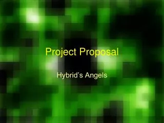 Project Proposal