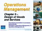 Operations Management - slide 1