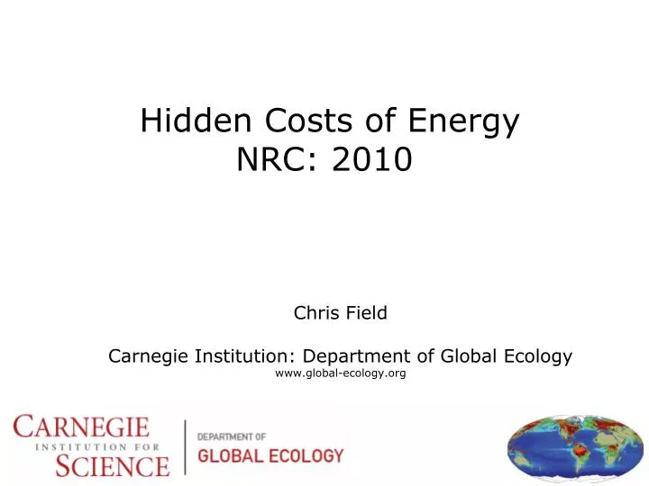 hidden costs of energy nrc 2010