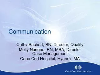communication