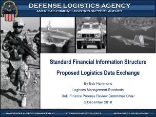 Standard Financial Information Structure Proposed Logistics Data Exchange By Bob Hammond