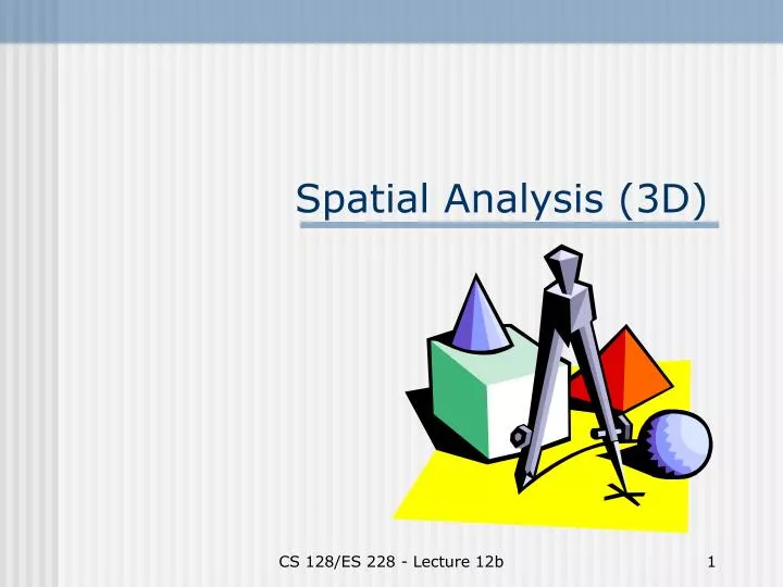 spatial analysis 3d