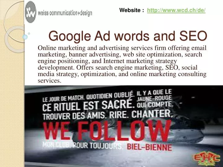 google ad words and seo