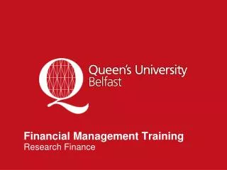 Financial Management Training Research Finance