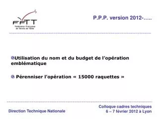 p p p version 2012