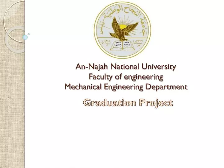 an najah national university faculty of engineering mechanical engineering department
