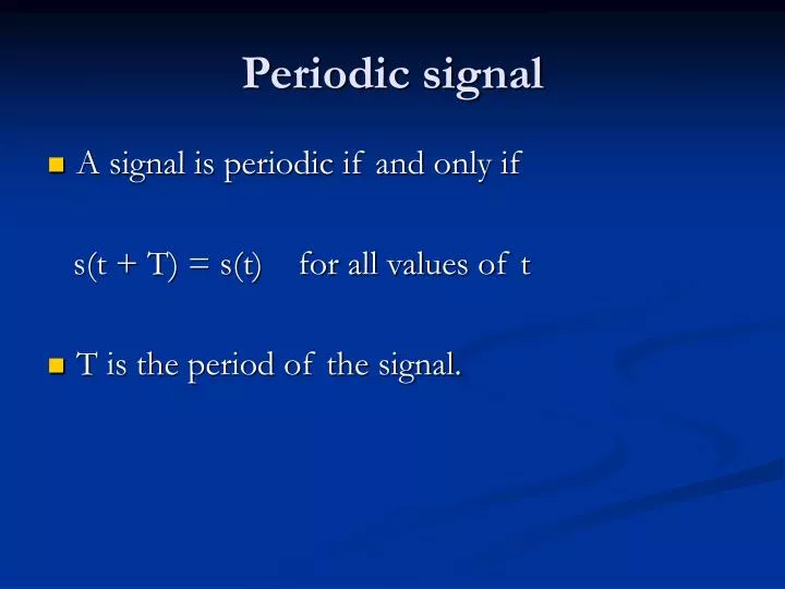 periodic signal