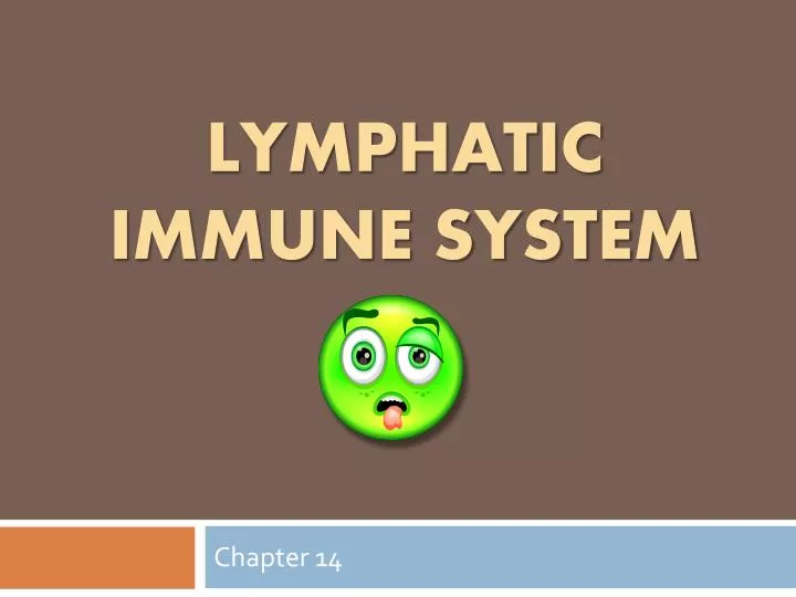 Ppt Lymphatic Immune System Powerpoint Presentation Free Download