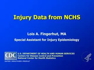 Injury Data from NCHS