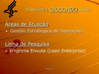 francisco i giocondo c sar