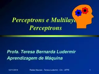 perceptrons e multilayer perceptrons