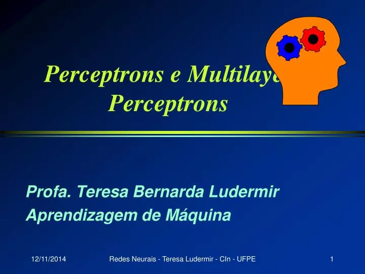 perceptrons e multilayer perceptrons