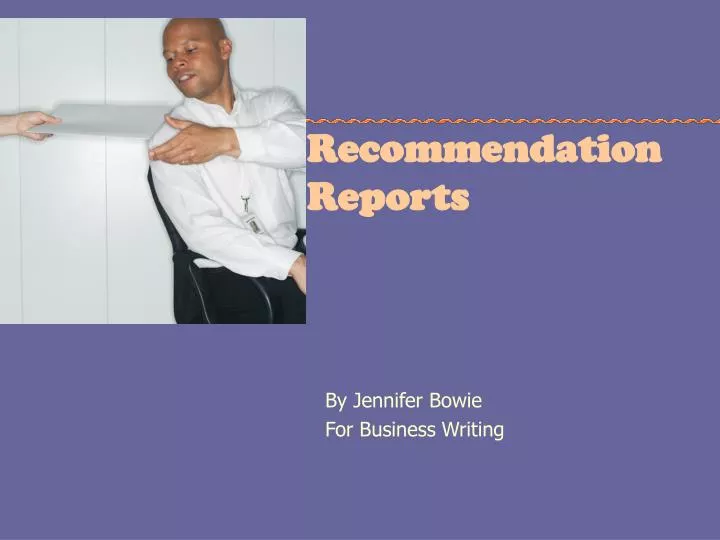 recommendation reports