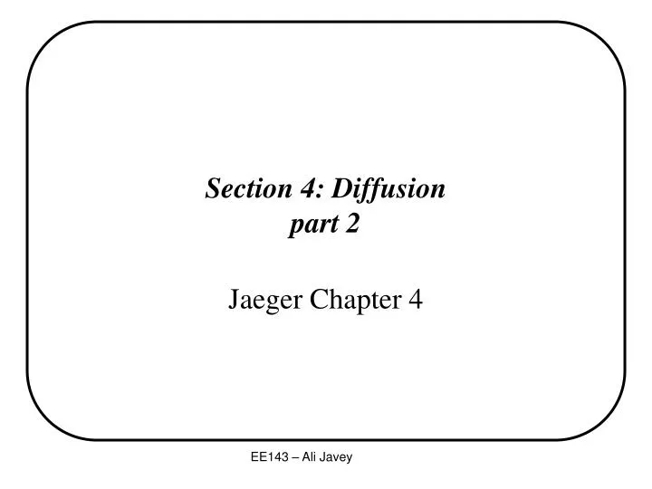 section 4 diffusion part 2