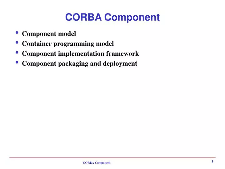 corba component