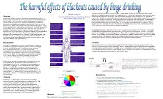 The harmful effects of blackouts caused by binge drinking