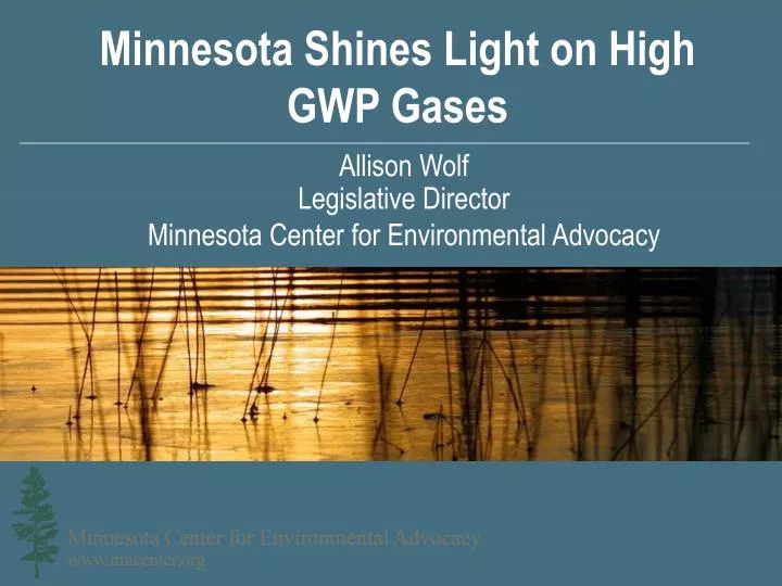 minnesota shines light on high gwp gases