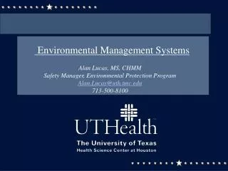 Environmental Management Systems